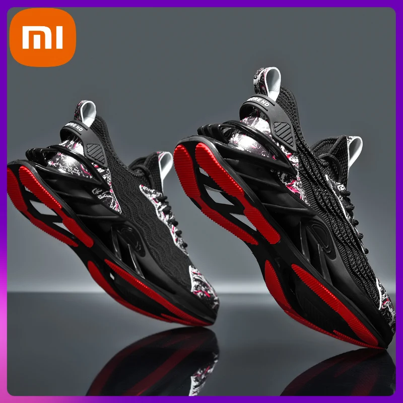 

Кроссовки Xiaomi Мужские дышащие, теннисная обувь, Роскошные, повседневные, для бега