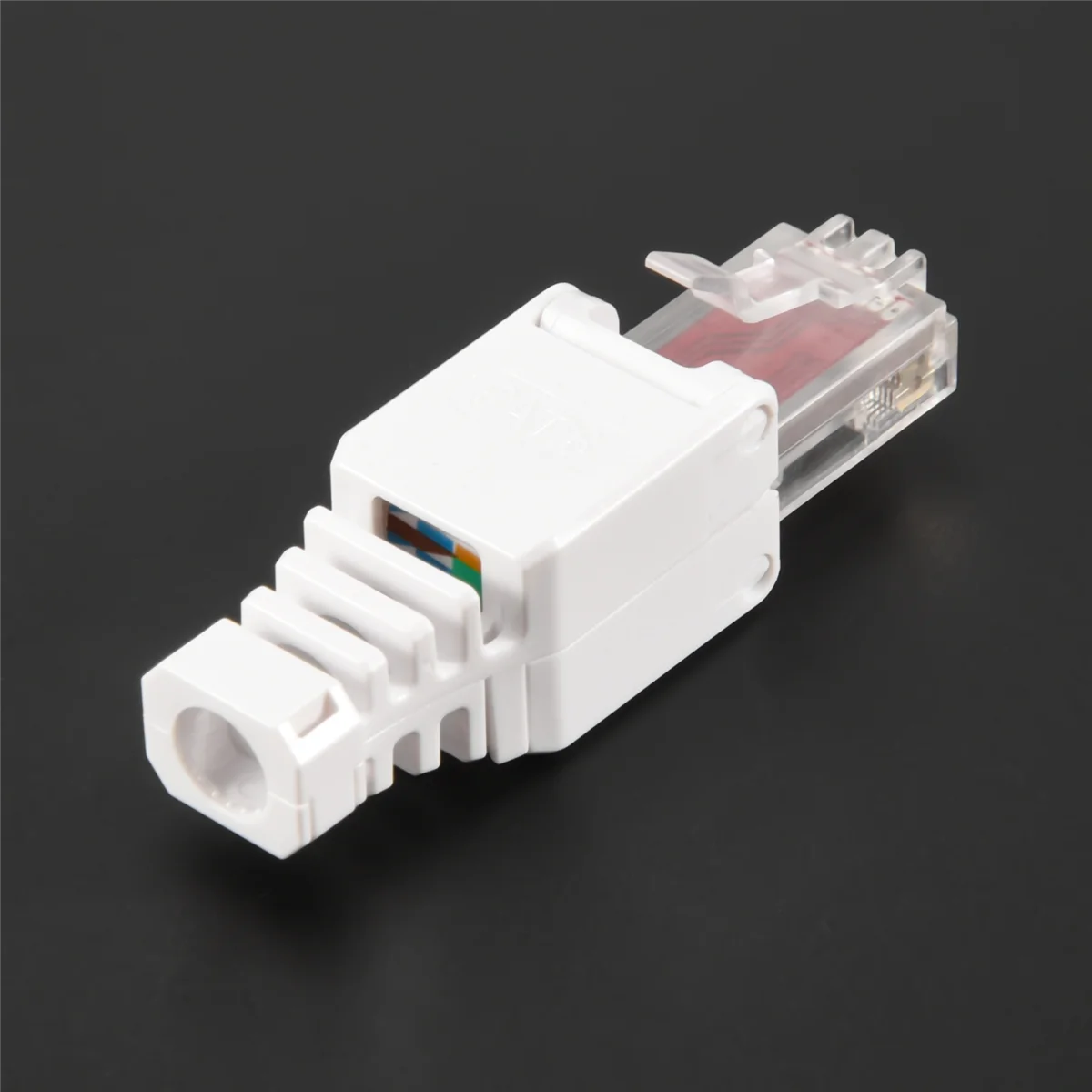 10 сетевых разъемов без инструментов RJ45 CAT6 LAN UTP кабельный штекер Cat5 Cat7 монтажный
