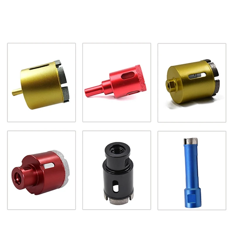 

3/6pcs 6-16mm M14 Vacuum Brazed Diamond Drilling Core Bits Ceramic Tile Hole Saw Granite Marble Drill Bits with M14 thread
