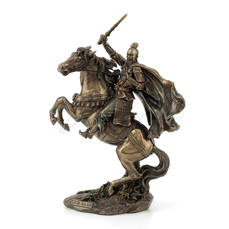 

HOT CREATIVE DECORATION ROMANCE OF THREE KINGDOMS CHARACTERS STATUE CAO CAO ART SCULPTURE HOME DECORATION BIRTHDAY GIFT R2313