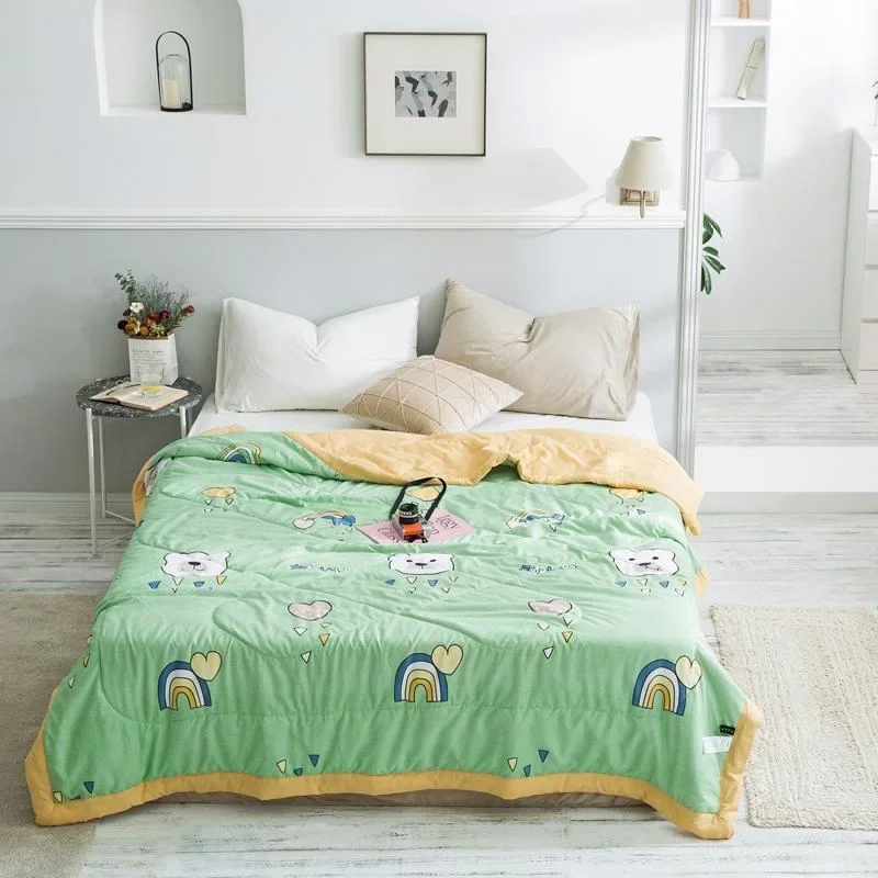 

Printed summer quilt core air conditioner