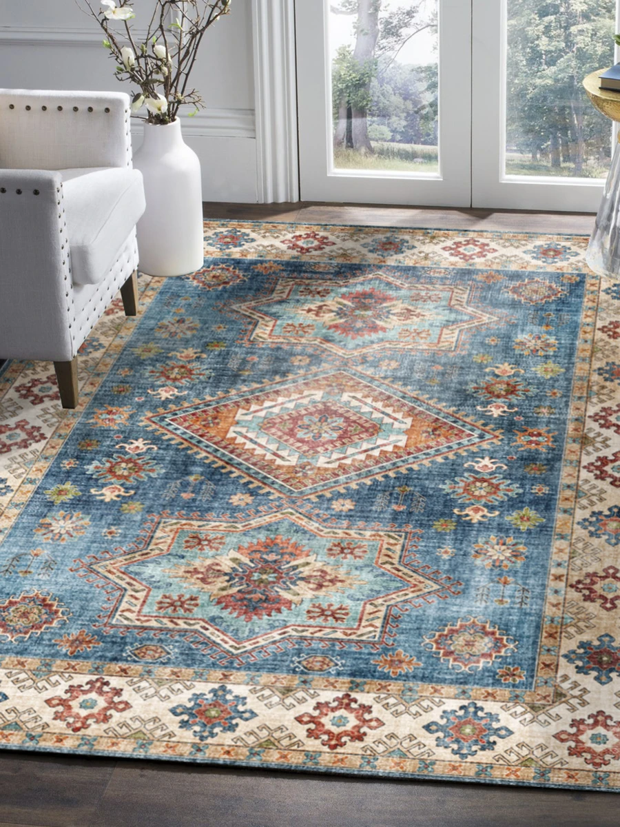 Персидский ковер в стиле ретро для гостиной этнический европейском и