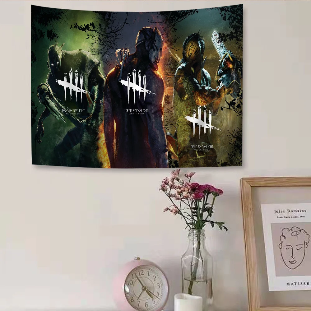 Dead By D-Daylights DIY Настенный гобелен Искусство Научная фантастика Комната Домашний