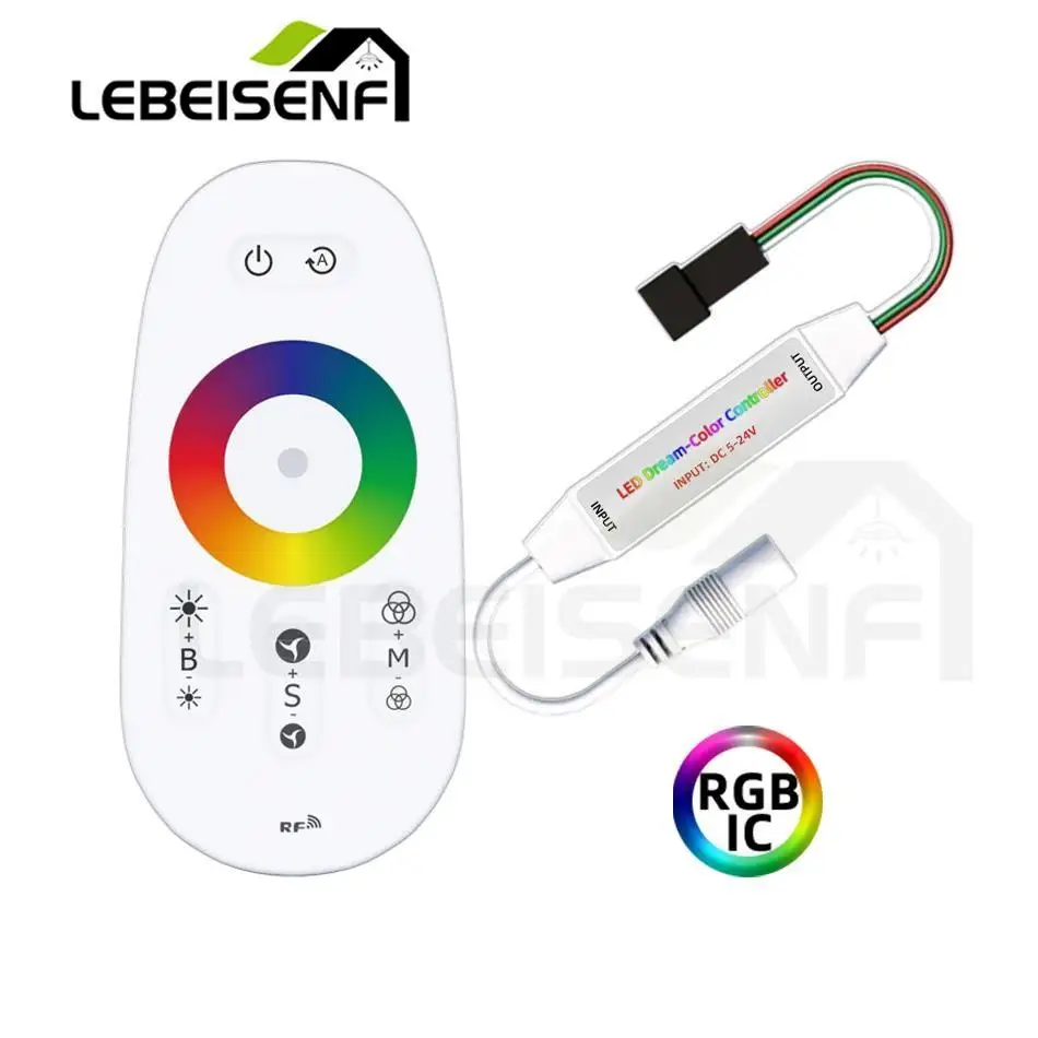 Миниатюрный светодиодный волшебный контроллер цвета мечты 5 В 12 24 постоянного