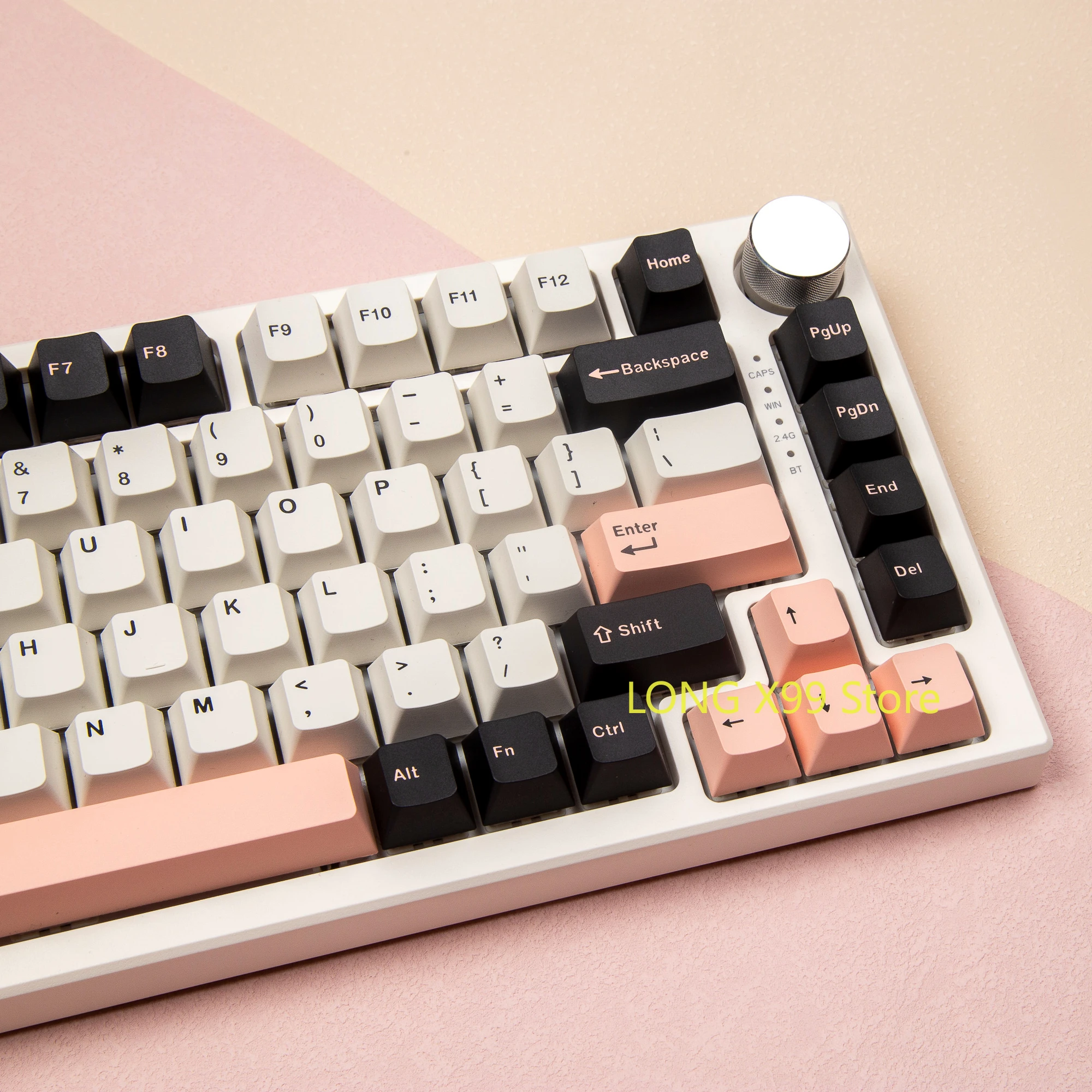 

GMK 135 Olivia Keycaps OEM Profile Two-color Process PBT Keycaps FOR MX Switch Mechanical Keyboard