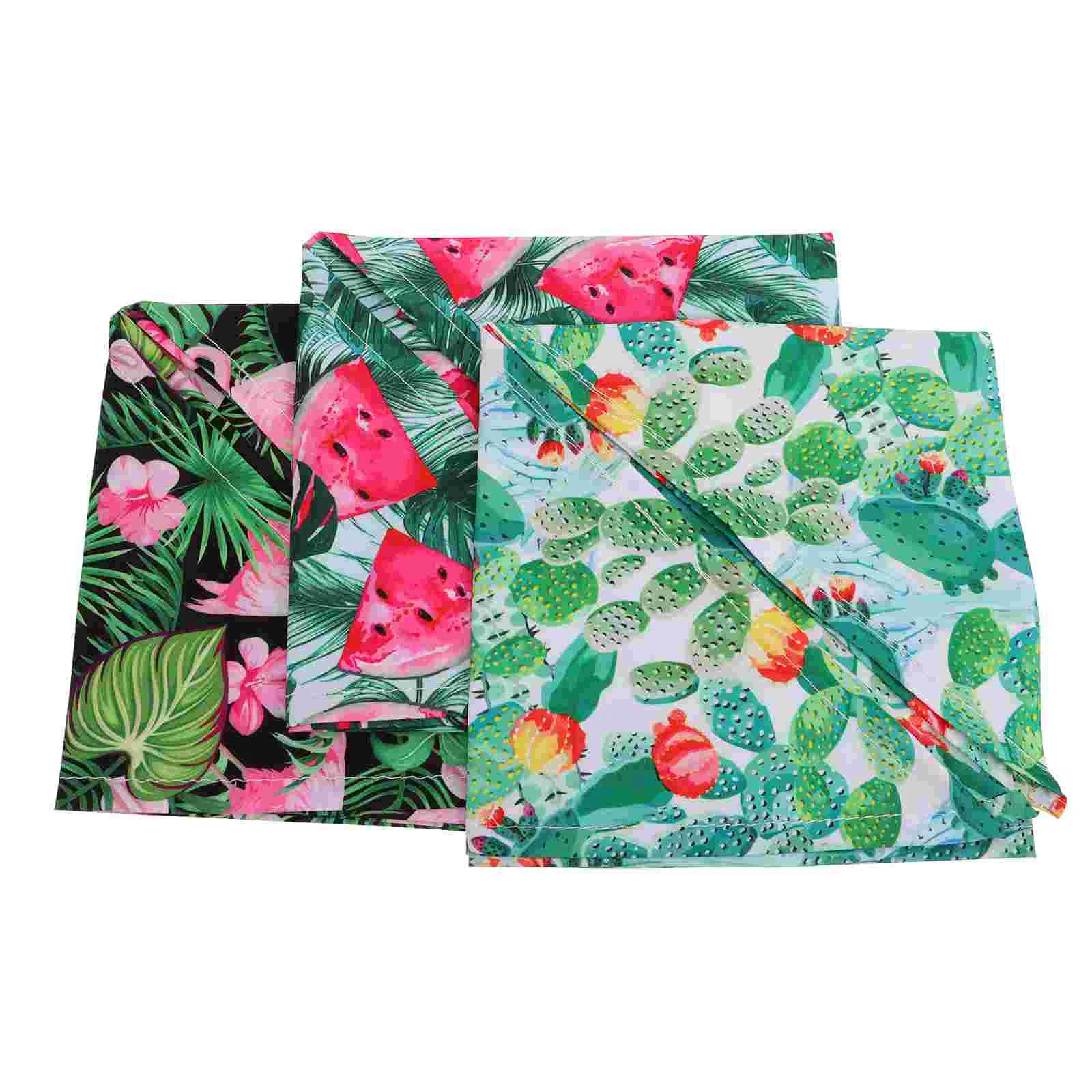 

3Pcs Creative Polyester Pet Bandana Washable Triangle Towel Pet Supply