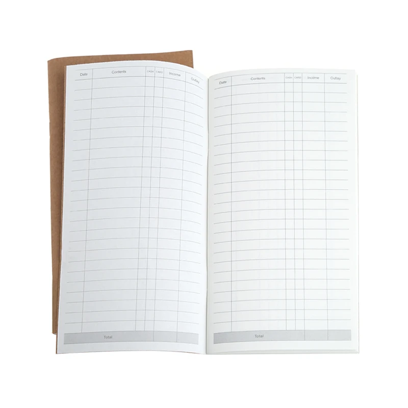

Kraft Paper Notebook Account Book Dot Journal Memo Blank Page Stationery