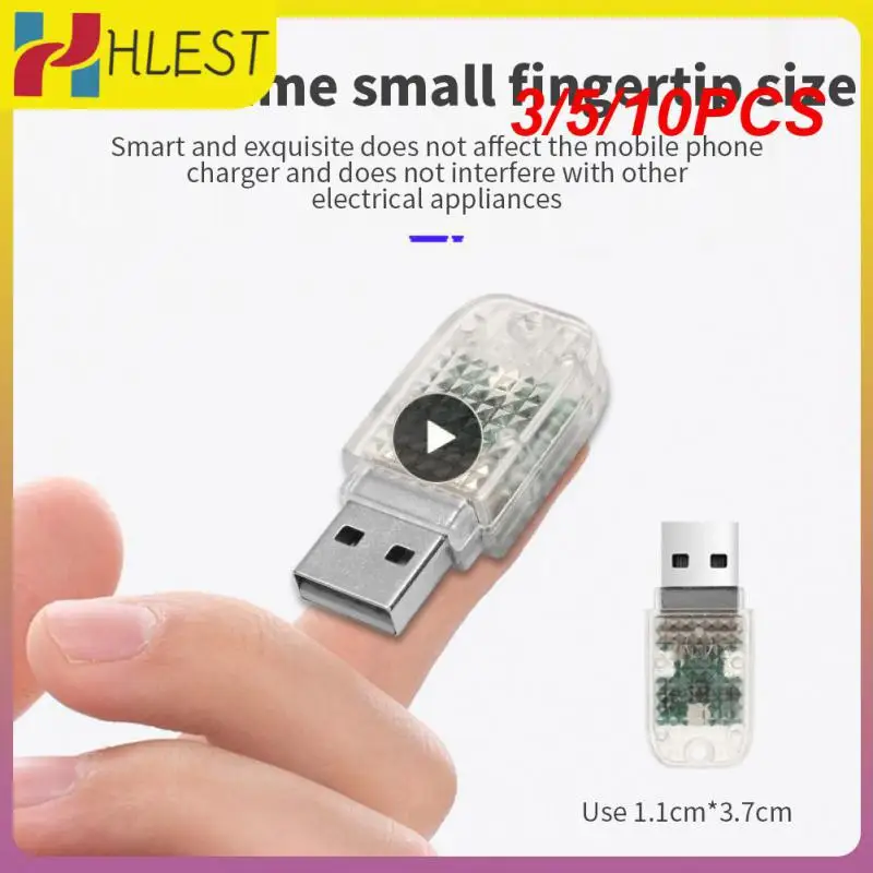 

3/5/10 шт., 7 цветов, Usb-порт