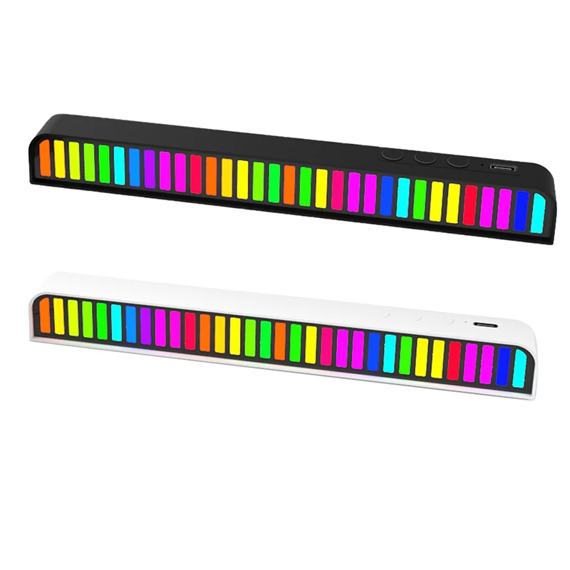 

RGB Sound Control Rhythm Lights,Car LED Strip Light Sound Control Pickup Rhythm Light For Car/Desktop