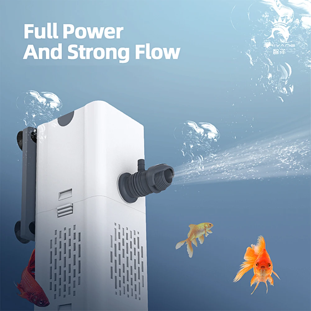 

Wave Maker Filtration Aquarium Filter Air Pump Silent Fish Tank Submersible Air Oxygen Increase Internal Powerhead Pump