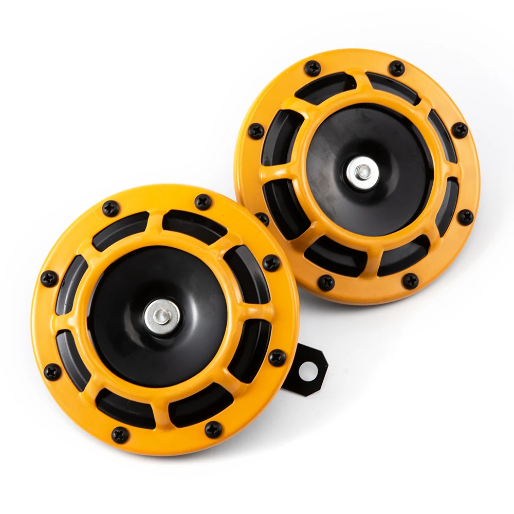 

2 шт./компл. Универсальный супер громкий компактный электрический звуковой сигнал Hella 12 в 115 дБ для мотоцикла автомобиля