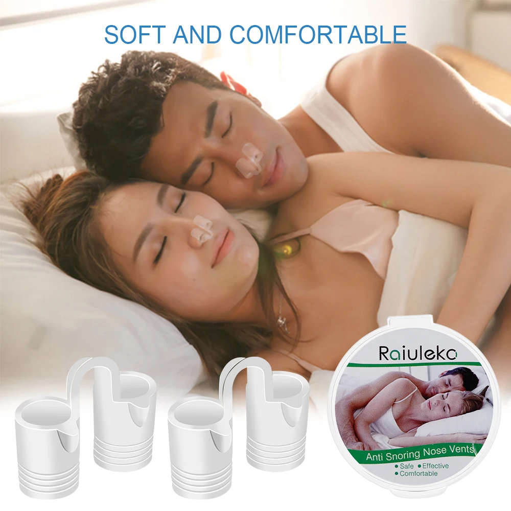 Силиконовый зажим для носа против храпа