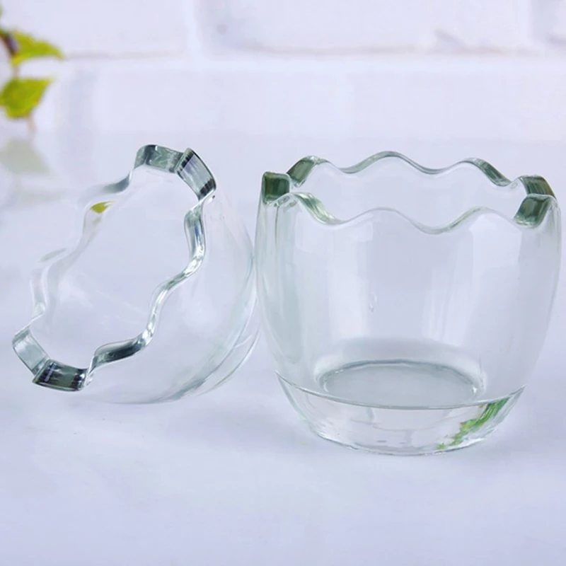 Чайная Чашка Из Яичной Скорлупы Для Пудинга Стеклянный Поднос Без BPA Мороженого