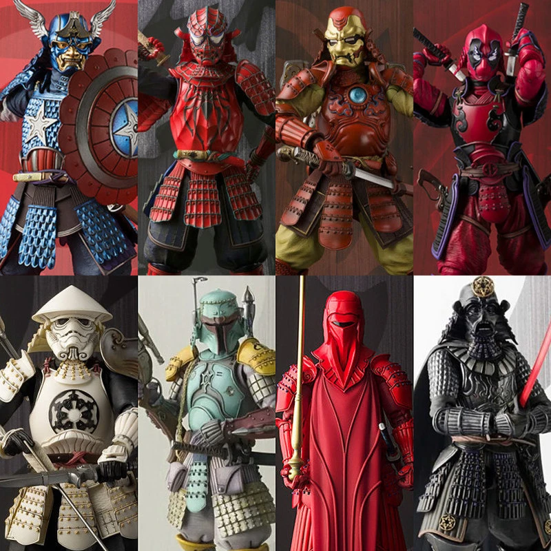 

BANDAI Star Wars Samurai Taisho Death Star Armor Darth Vader Akazonae Royal Guard Taikoyaku Figure Toy Action Figures Model Gift