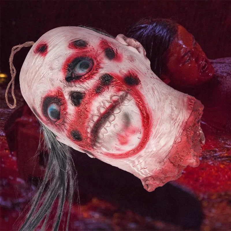 Страшная Подвесная Голова На Хэллоуин С Картинами Латексная Для Дома Призраками