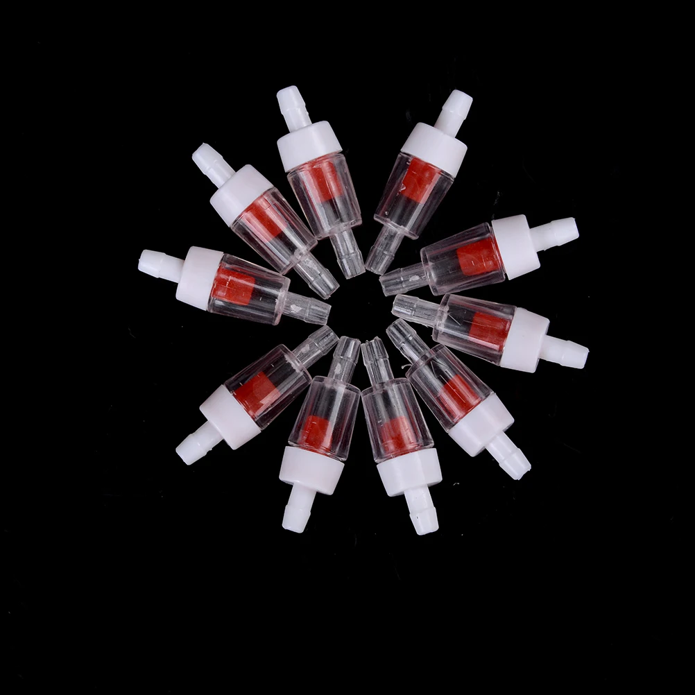 

10x Aquarium One Way Check Valve Non-Return Fish Tank Air Pump CO2 System Red