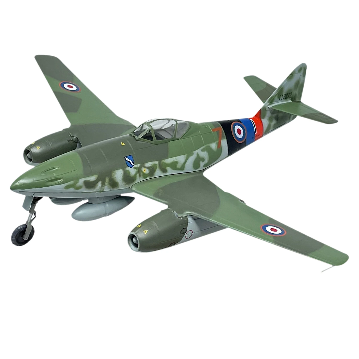 Немецкий пластиковый истребитель самолета ME262 модель 1:72 Коллекция игрушек в подарок