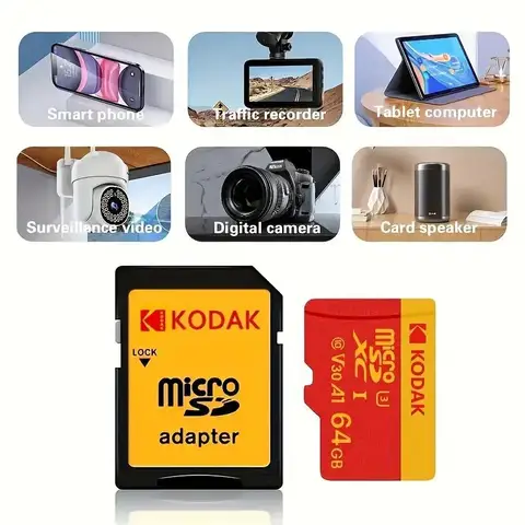 Карта памяти Kodak Micro SD Class 10 32/64/128/256 ГБ