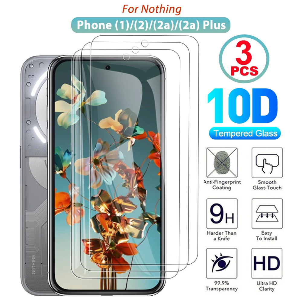 3 шт. HD закаленное стекло Phone 2a plus 1 2 2aplus CMF Phone1 закаленная пленка для Nothing phone2a