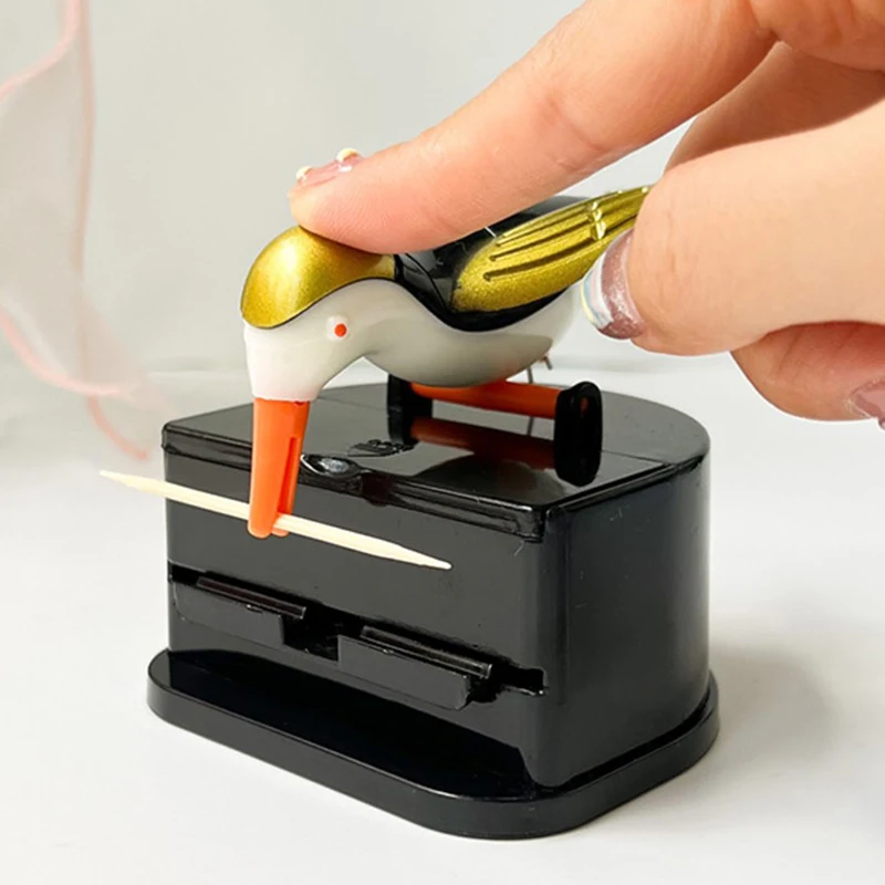 Креативный Автоматический Диспенсер Для Зубочисток В Форме Птицы —