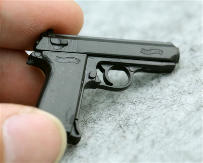 Масштаб 1/6 4D PPK пластиковая модель пистолета аксессуар для солдатиков оружейное