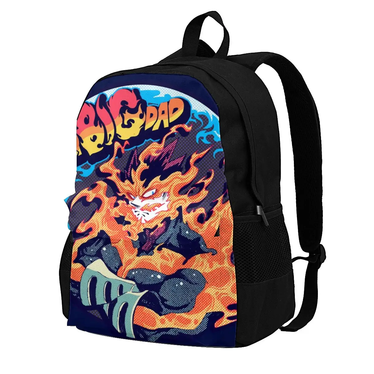 

Рюкзак Enji Todoroki для активного отдыха, большой уличный рюкзак из полиэстера для девушек моя геройская академия, рюкзак для кемпинга