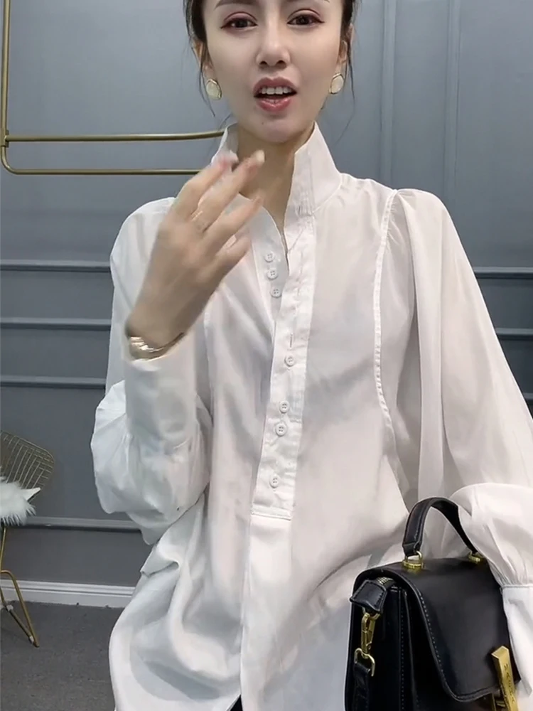 Та же модель что и Online Celebri элегантные женские рубашки 2024 весна лето новые