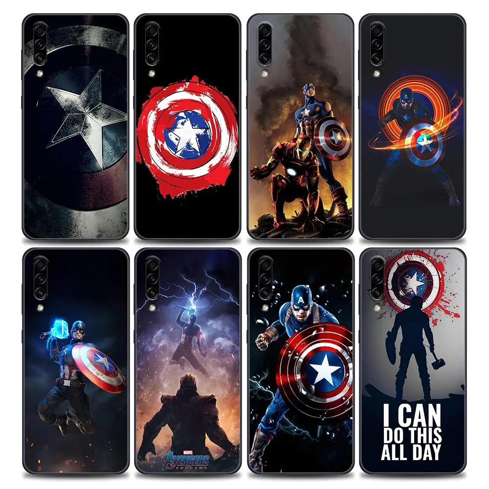 

Captain America Thor's Marvel Phone Case for Samsung Galaxy A90 A70 A60 A50 A40 A30 A20 A10 Note 8 9 10 20 Ultra 5G TPU Case