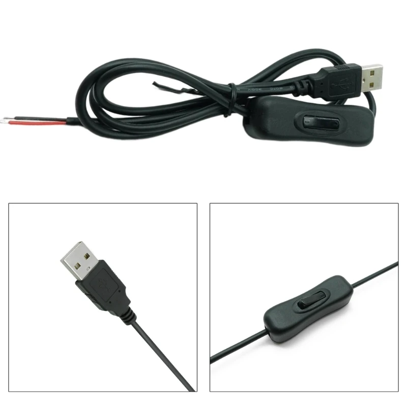 USB-кабель 5 В 2 штырька провода 1 м/1 м