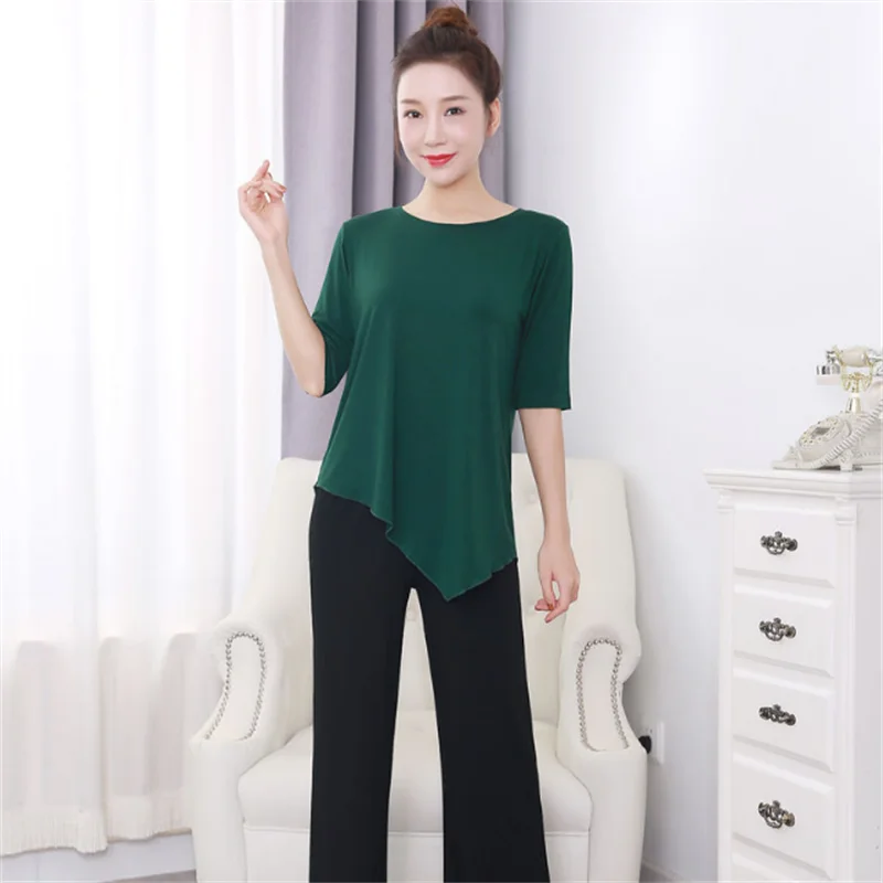 

Women Latin Dance Costumes Modal Body Suit Teacher Classical Dance National Modern Dance Suits