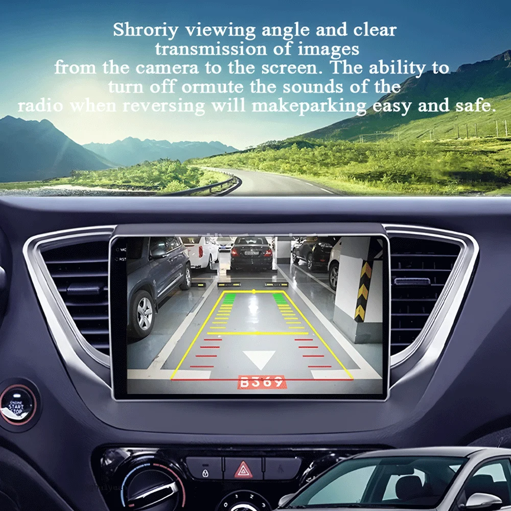 Фото Беспроводное автомобильное радио Carplay Android Android 15 для Hyundai Solaris 2 2017-2020, GPS-навигация, DSP, мультимедийный видеоплеер, 4G №4