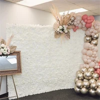 white rose flower wall artificial flower panels wedding decoration flower wall baby shower wedding christmas home backdrop decor