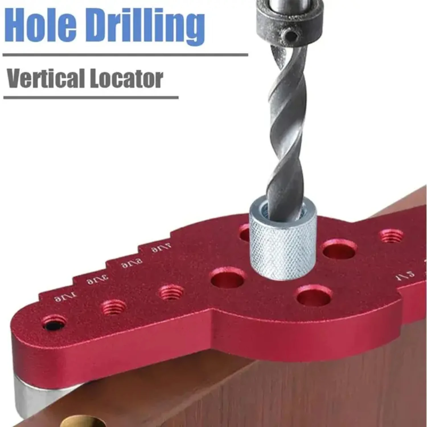 Accurate Precision Dual-Function Woodworking Dowelling Jig: Guide for Drilling and Punching with Wood Dowels Includes Scriber a