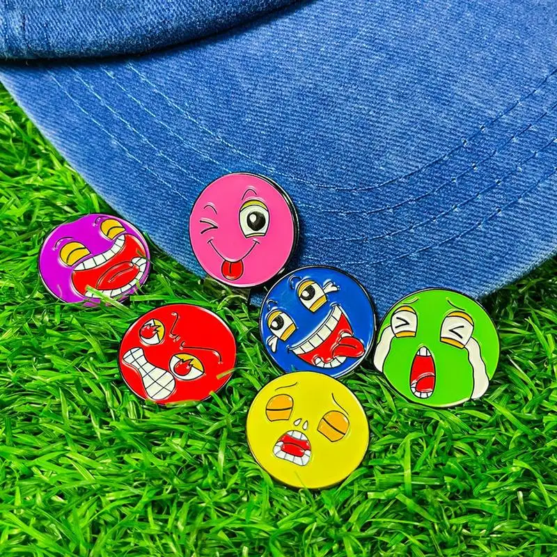 

Golf Ball Mark With Golf Hat Clip Magnetic Alloy Birdies One Putt Eagle Tiger Caps Glove Design Golf Marker Men Women Drop Ship