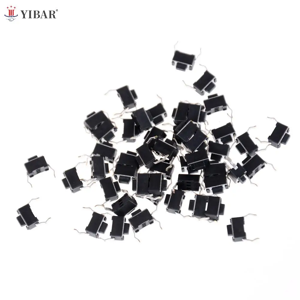

30 шт. панель PCB мгновенный тактовый кнопочный микро-переключатель 2 Pin DIP светильник Touch 3*6*4,3 мм клавиатура 3*6*4,3 мм