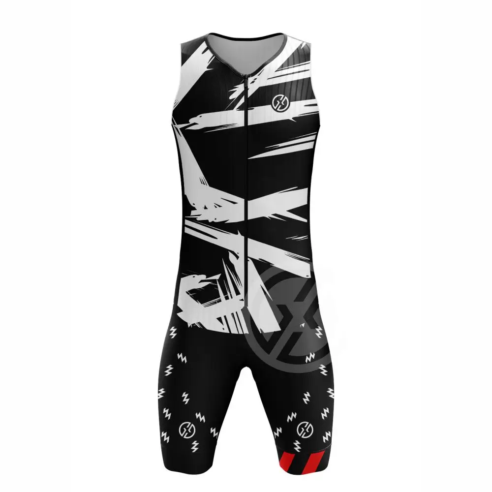 Комплект одежды GCBIG без рукавов для триатлона Мужской Топ дорожный боди