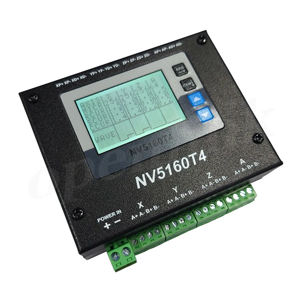 Digital display motor driver High-performance 4-axis stepper motor driver supporting pulse and direction control