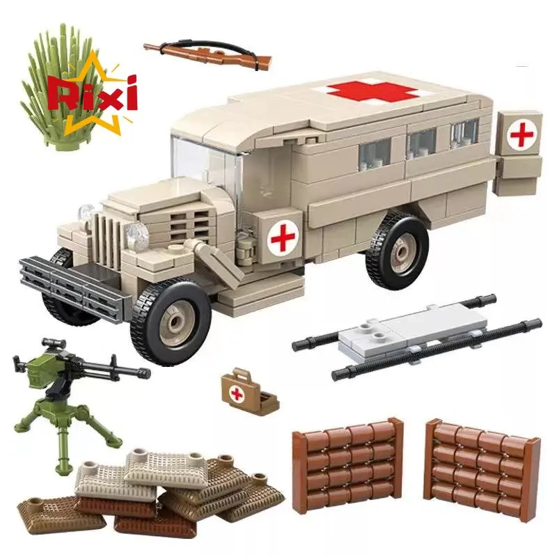 Детский конструктор «скорая помощь» для мальчиков