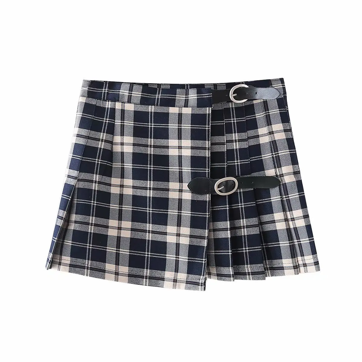 Бренди юбки Melville женские клетчатые плиссированные шорты юбка трапециевидной