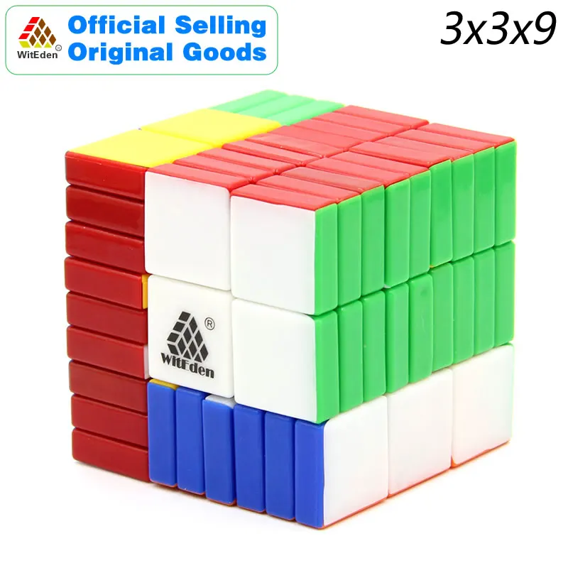 Witeden 3x3x9 cubo mágico 339 v1 stickerless profissional neo velocidade quebra-cabeça antistress brinquedos educativos para crianças