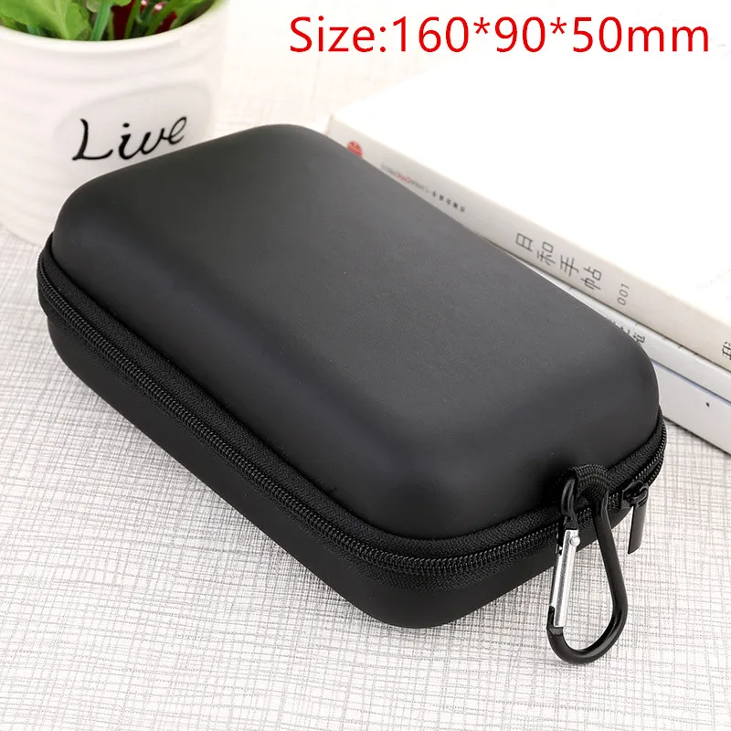

Square Heaphone Carry Storage Bags Case EVA Waterproof Portable Pouch Bluetooth Earphones Headset Bag Headphone Storage Box