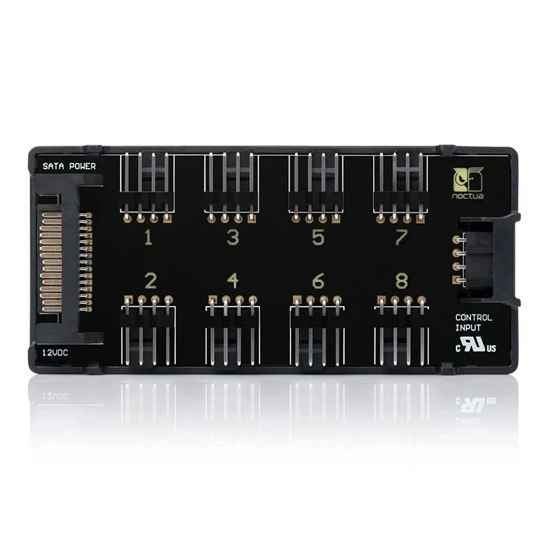 Noctua Na-fh1 8-канальный Шим-концентратор Вентилятора Поддерживает 8 Вентиляторов 12 В/5