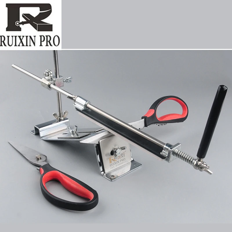 

RUIXIN Professional Kitchen Knife Sharpener Whetstone Updated Multifunction Fixed Angle Sharpening System Apex Edge Honing Tools