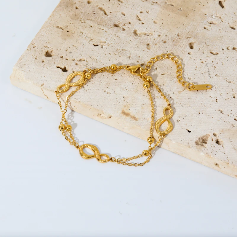 EILIECK 316L нержавеющая сталь геометрические символы очаровательный браслет для