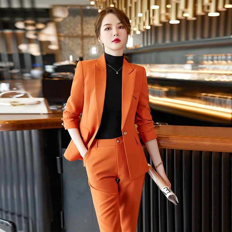 Autumn and winter business teachers' work clothes, professional clothes, women's suits, high-end suits, custom suits and pants