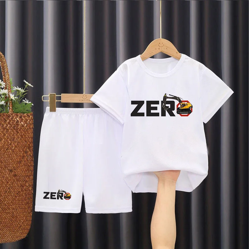 

ZERO basketball boys clothing Clothing sets baby girl clothes Children's clothing Kid's girl coat T-shirt girl Set brand T-shirt