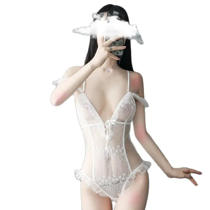 

Women's bride wedding dress temptation one-piece erotic lingerie suit passion temptation couples tease passion clothing