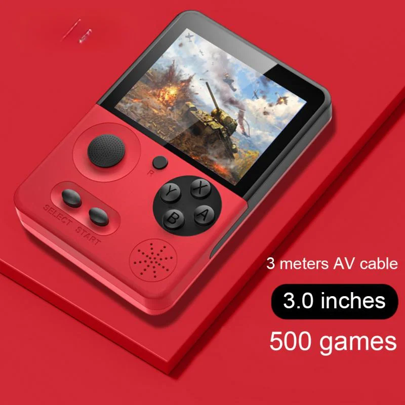 

New 500 In 1 Retro Video Game Player Handheld Game Player Portable Pocket Game Console Mini Handheld Player For Children Gift