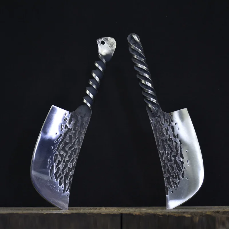 

XITUO pure hand-chopping knife clip steel forging kitchen knife chef special knife for commercial chopping bone chopping knife