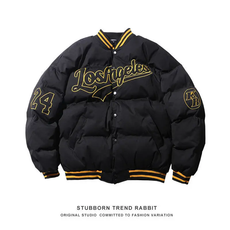 

2022 American letter towel jacket coat men's Y2K street hip-hop retro baseball uniform couple casual all-match jacket top
